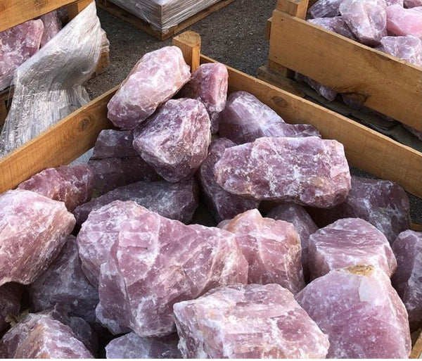 Statement Pink Natural Rose Quartz Gemstones & Silver Filigree Drop Earrings. Length: 7cm - Franki Baker Jewellery