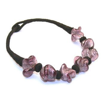 Pink Glass Bead Choker - Franki Baker Jewellery