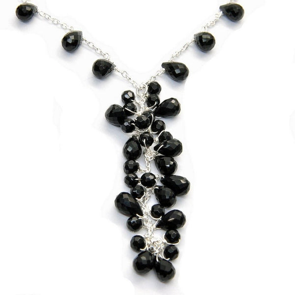 Black Onyx and Silver Necklace - Franki Baker Jewellery