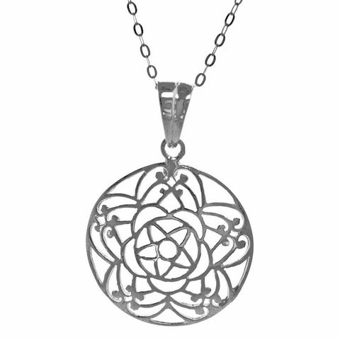 Celtic Sterling Silver Pendant on Sterling Silver Chain - Franki Baker Jewellery