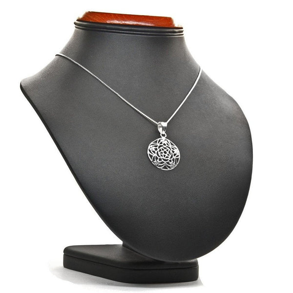 Celtic Sterling Silver Pendant on Sterling Silver Chain - Franki Baker Jewellery