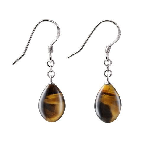 Tiger's eye earrings