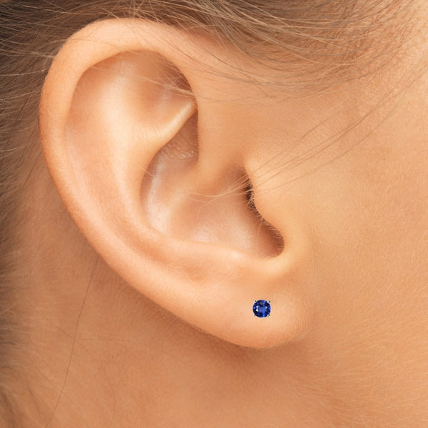 Genuine Sapphire Earrings. AAA Grade.