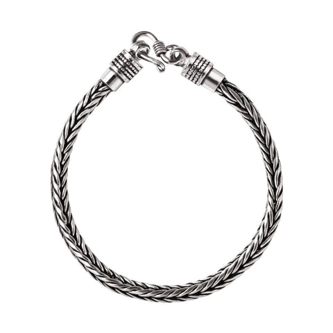 Sterling Silver Snake Chain Bracelet with Edinburgh Hallmark - Franki Baker Jewellery