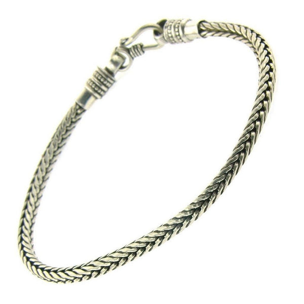 Sterling Silver Snake Chain Bracelet with Edinburgh Hallmark - Franki Baker Jewellery